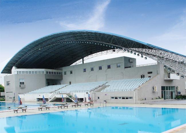 郏县游泳馆网架